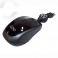 MOUSE PIXXO MO-C233  Óptico Retrátil USB Preto 